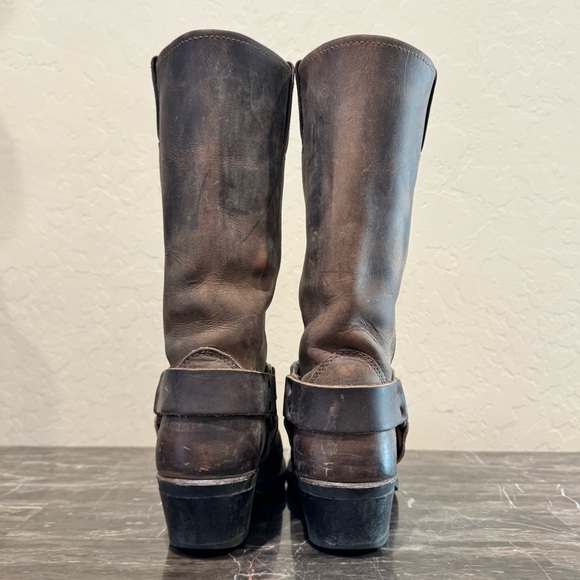 Frye 12R Leather Harness Boots - Picture 10 of 13